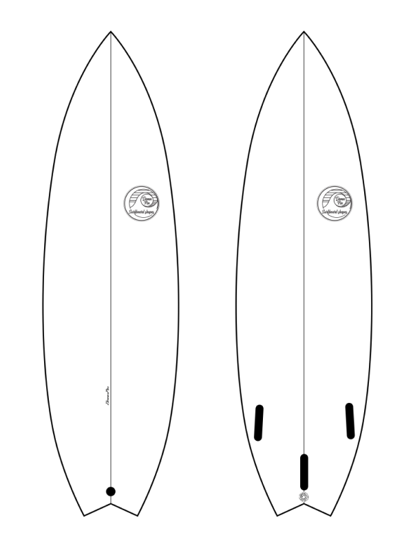 Surfboard Trifin Gumball Model