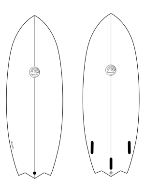 Surfboard Trifin POSEIDON-ROKETModel