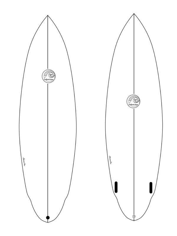 Surfboard Twifin Twiny's Model