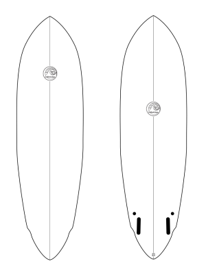 Surfboard Twinzer Type-R Model