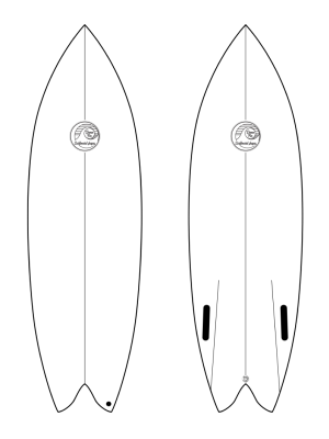 Surfboard Twifin Lightning Boy Model